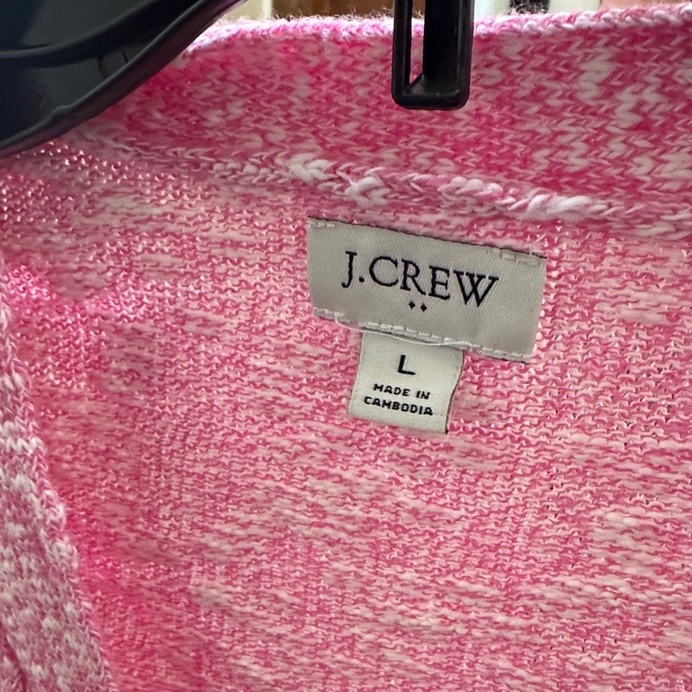 J. Crew Factory Beach Cardigan NWOT LARGE - Picture 2 of 2
